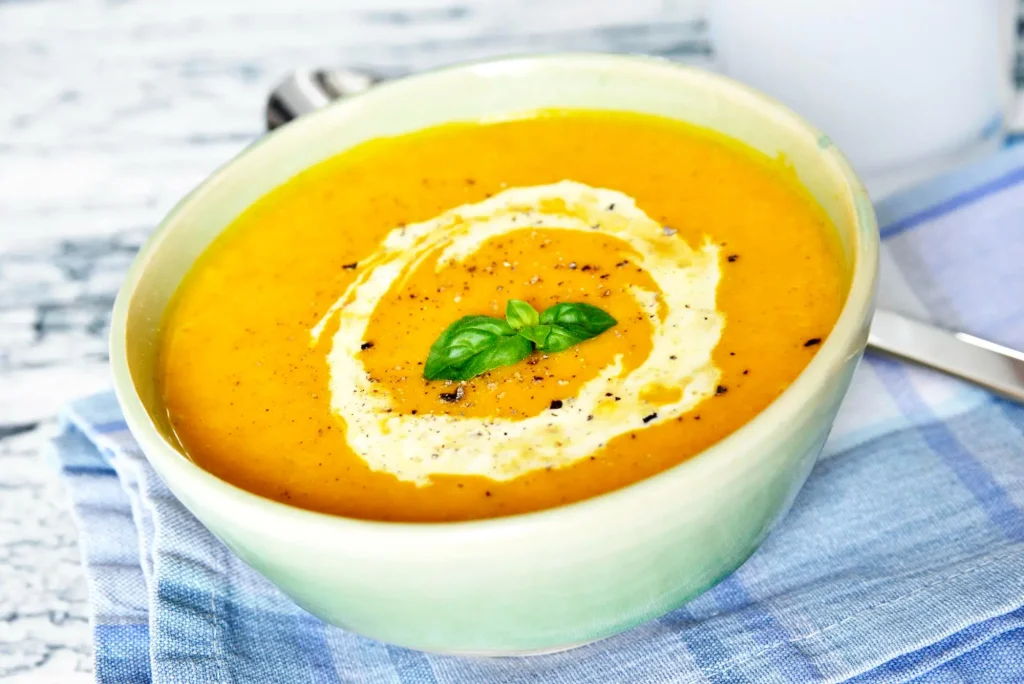 Bol de velouté de légumes