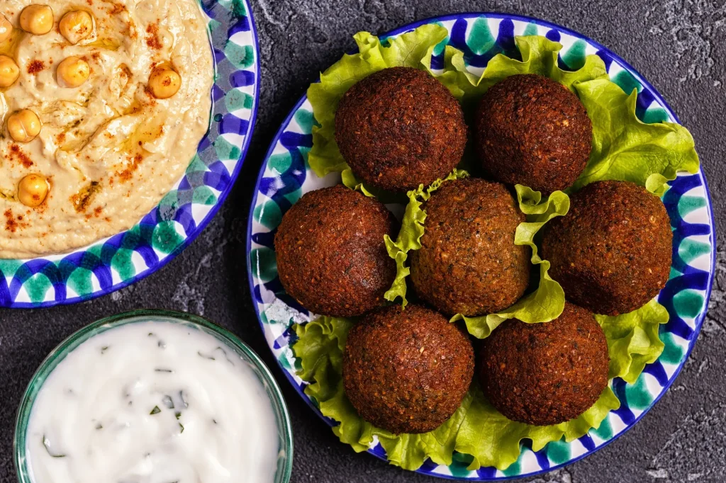 Assiette de falafels