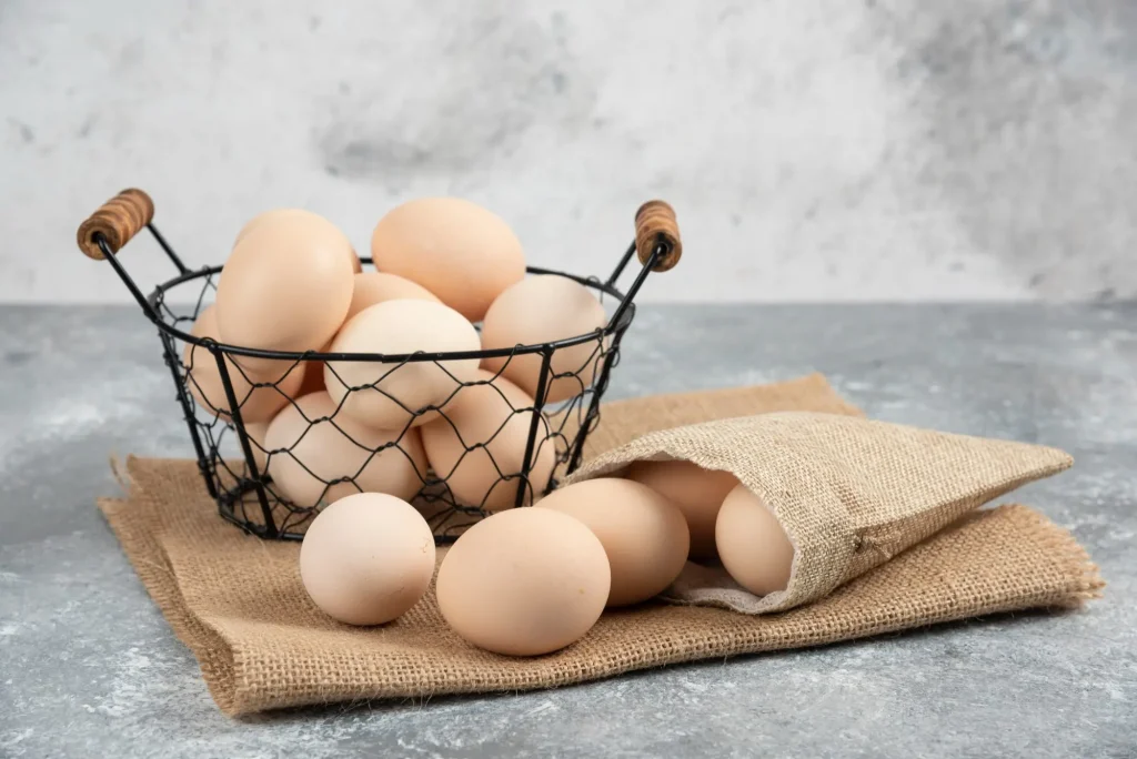 Oeufs nécessaires à la préparation