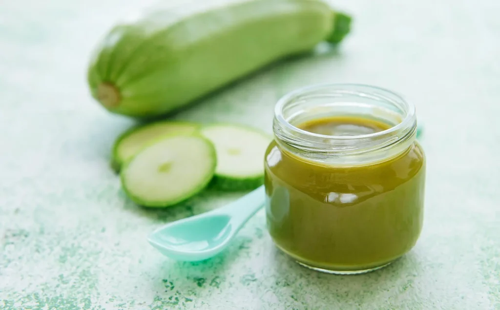 Purée de courgette pour bébé au thermomix