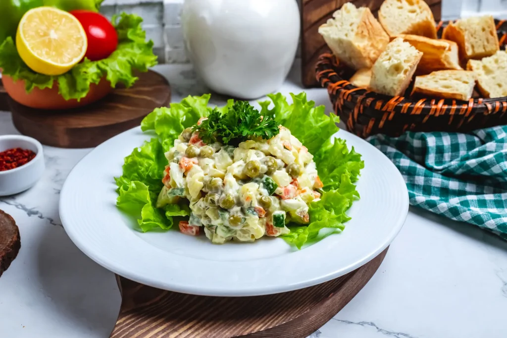 Assiette de salade piémontaise