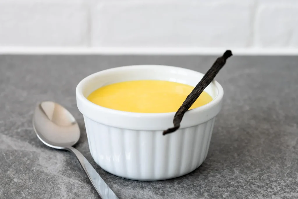 Ramequin de crème aux oeufs