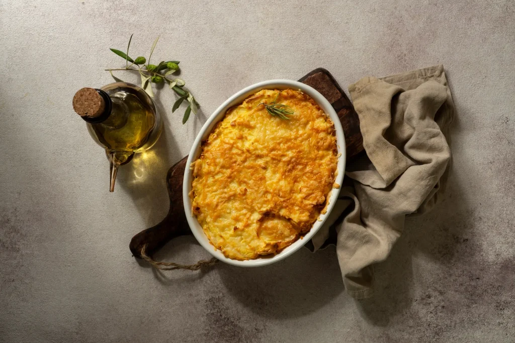 Gratin de chou-fleur et pommes de terre