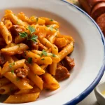 Pâtes au chorizo au thermomix