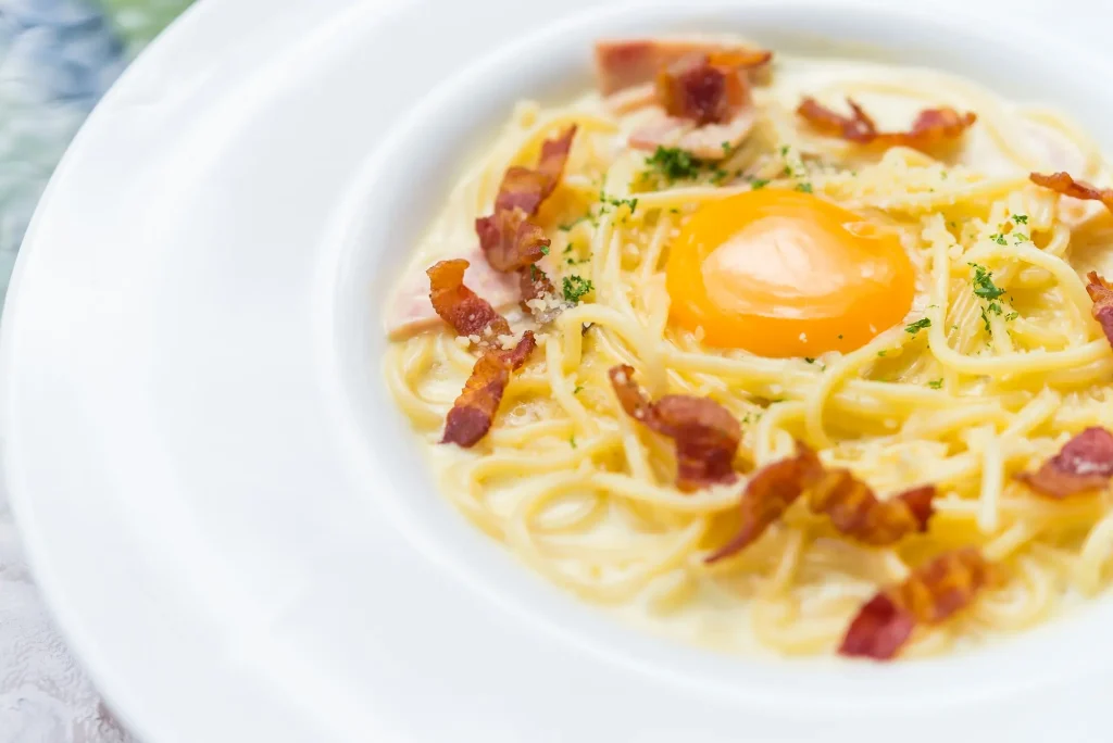 Pâtes carbonara au thermomix