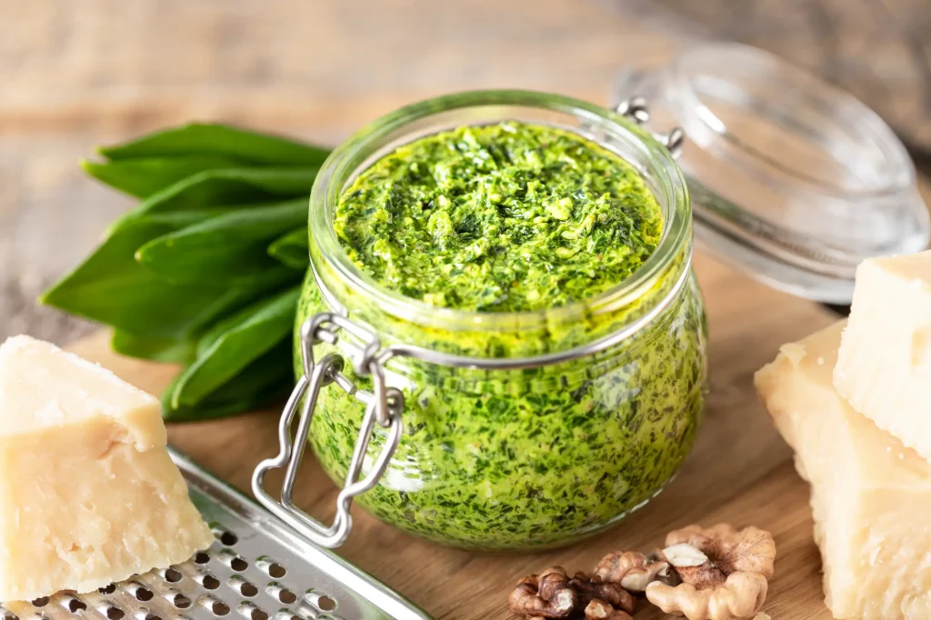 Pesto à l’ail des ours au thermomix