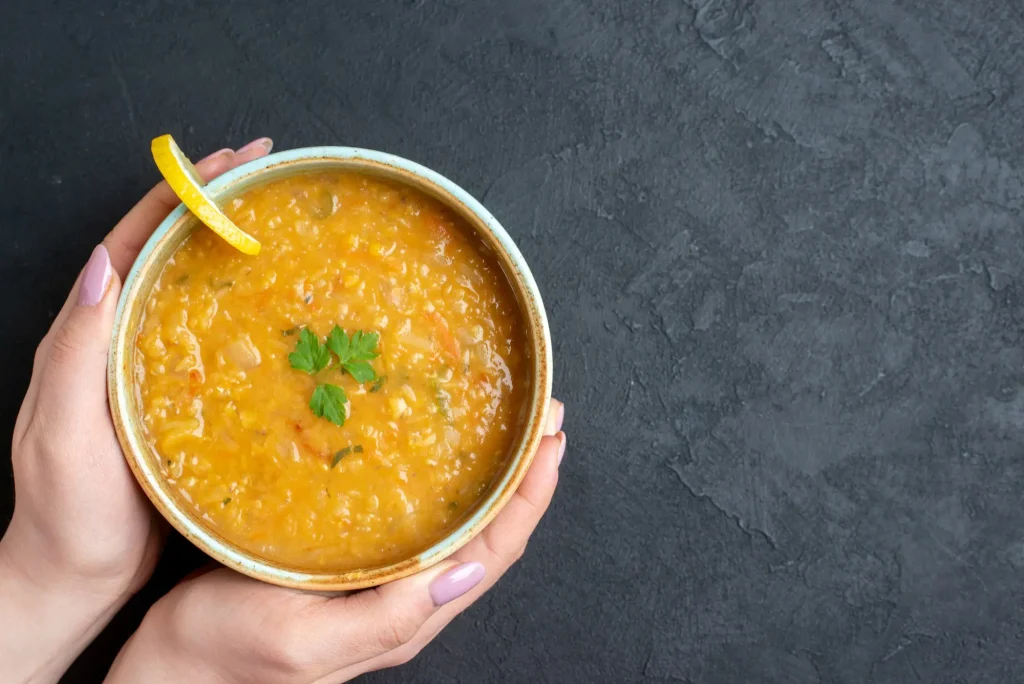 Soupe de lentilles corail au Thermomix