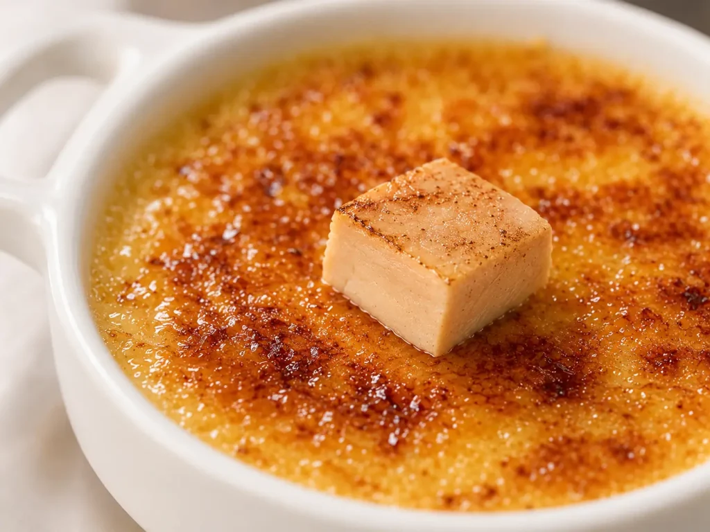 Crème brûlée de foie gras au thermomix