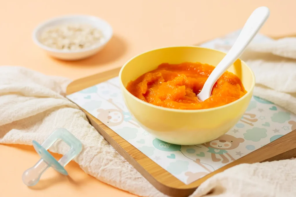 Purée de butternut pour bébé au thermomix