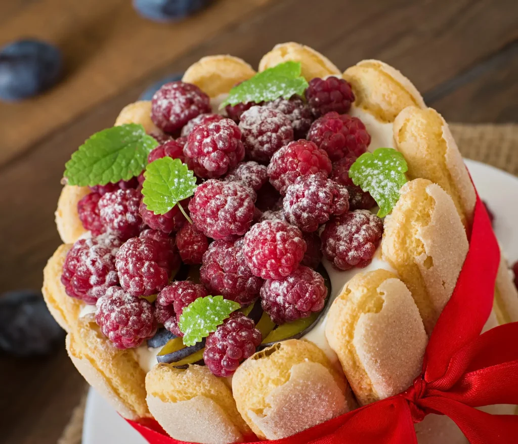 Charlotte aux framboises au thermomix